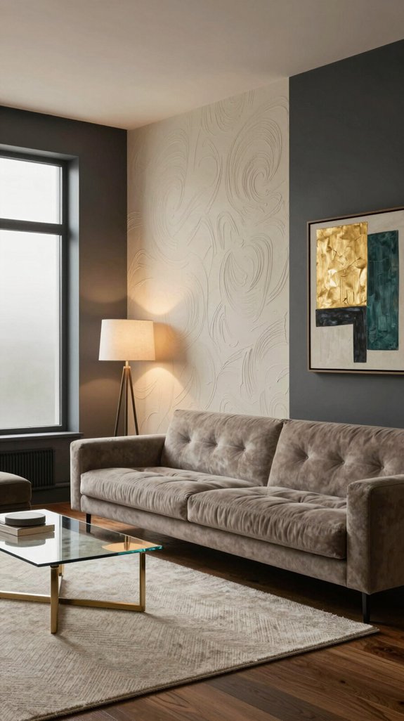 17 Modern Classic Interior Design Ideas for Living Rooms 8 textured wall finishes enhance elegance