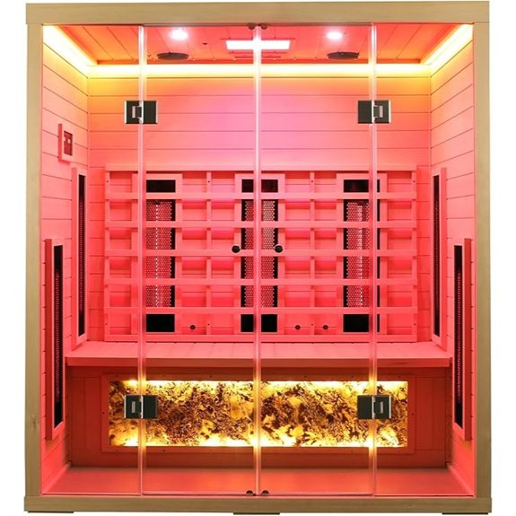 7 Luxury Saunas That Turn Home Relaxation Into Pure Indulgence 3 three person infrared sauna