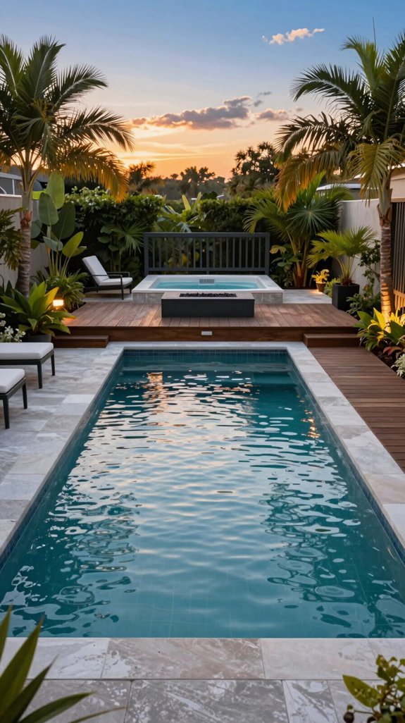 tiered deck pool playground