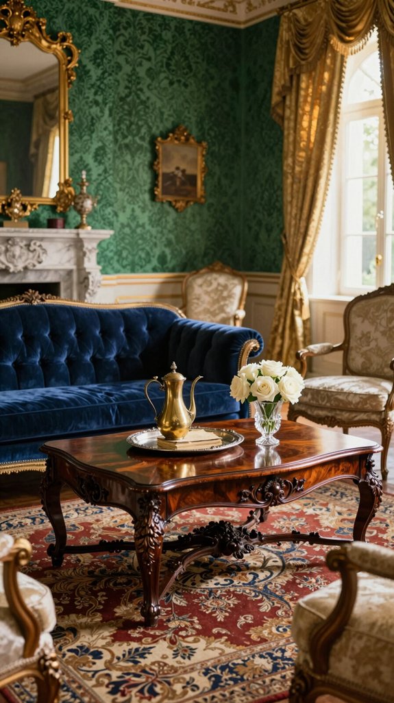 15 Luxury Classical Living Room Design Ideas 9 timeless antique coffee table