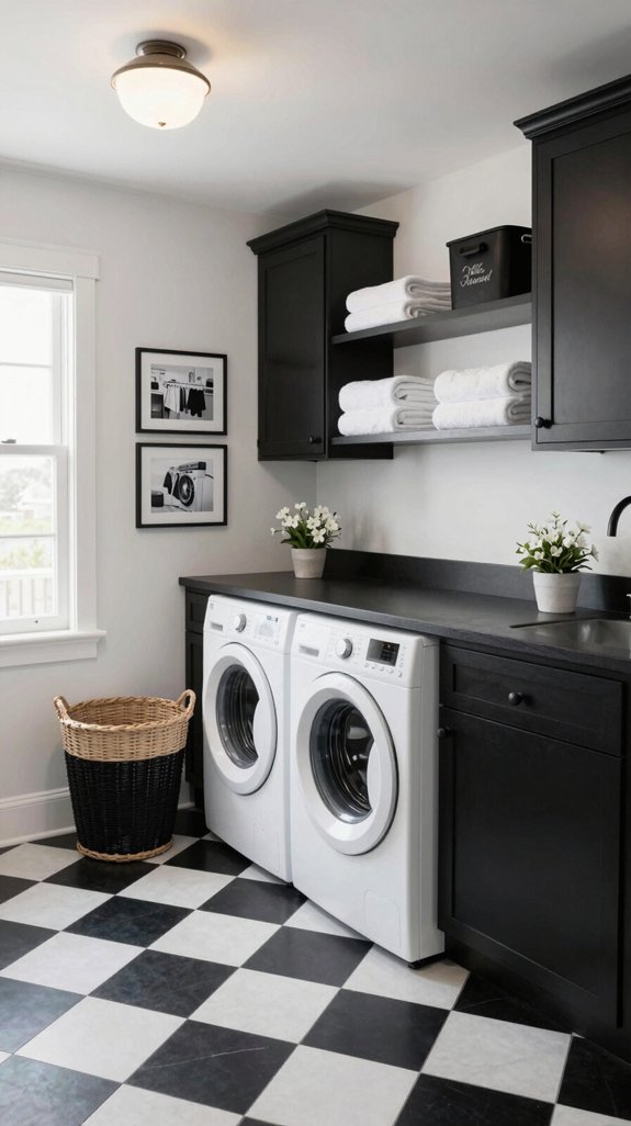 timeless functional laundry design
