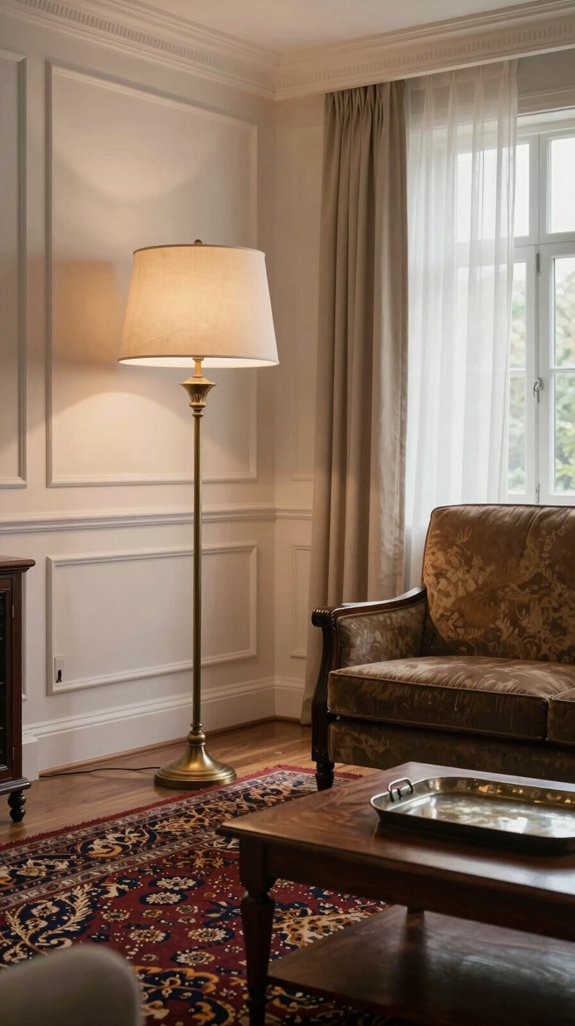 timeless lamps with fabric shades