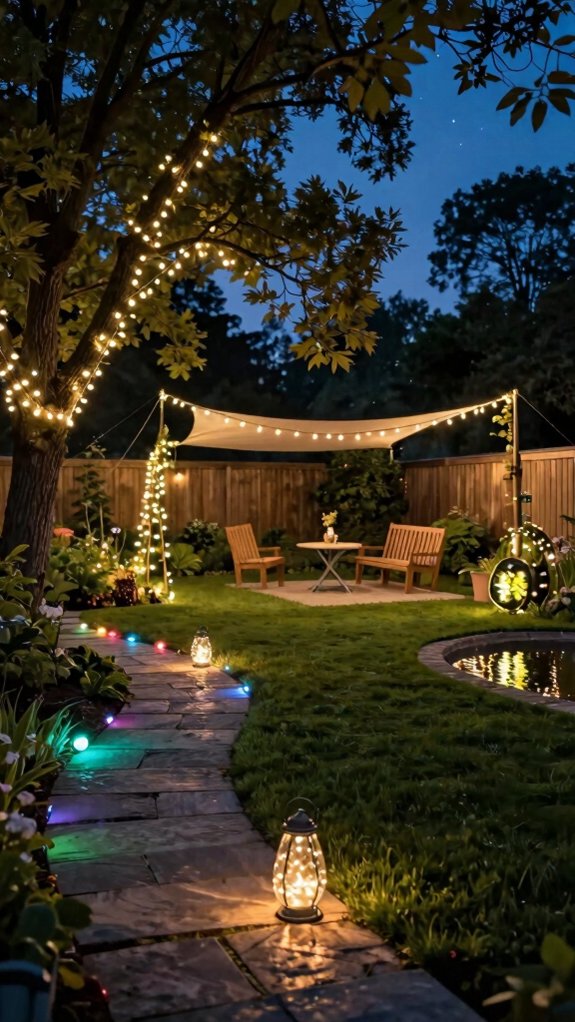 top backyard fairy lighting