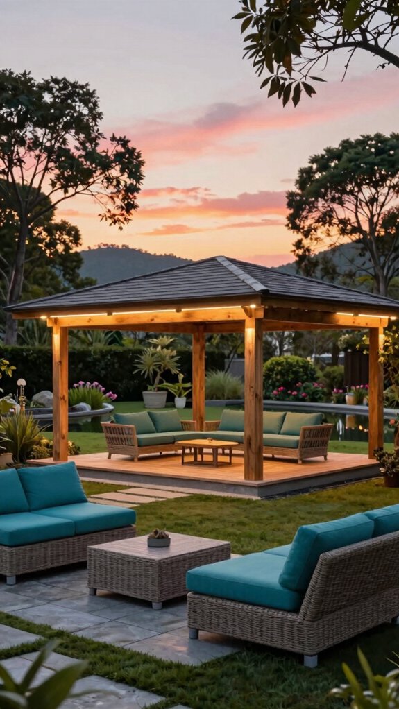 top backyard pavilion kits