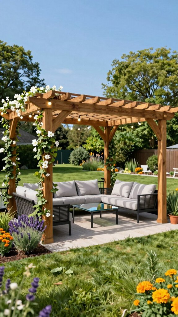 top backyard pergola kits