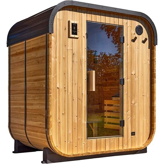 10 Best Patio Saunas to Turn Your Backyard into a Spa Oasis 3 traditional cedar sauna with wi fi