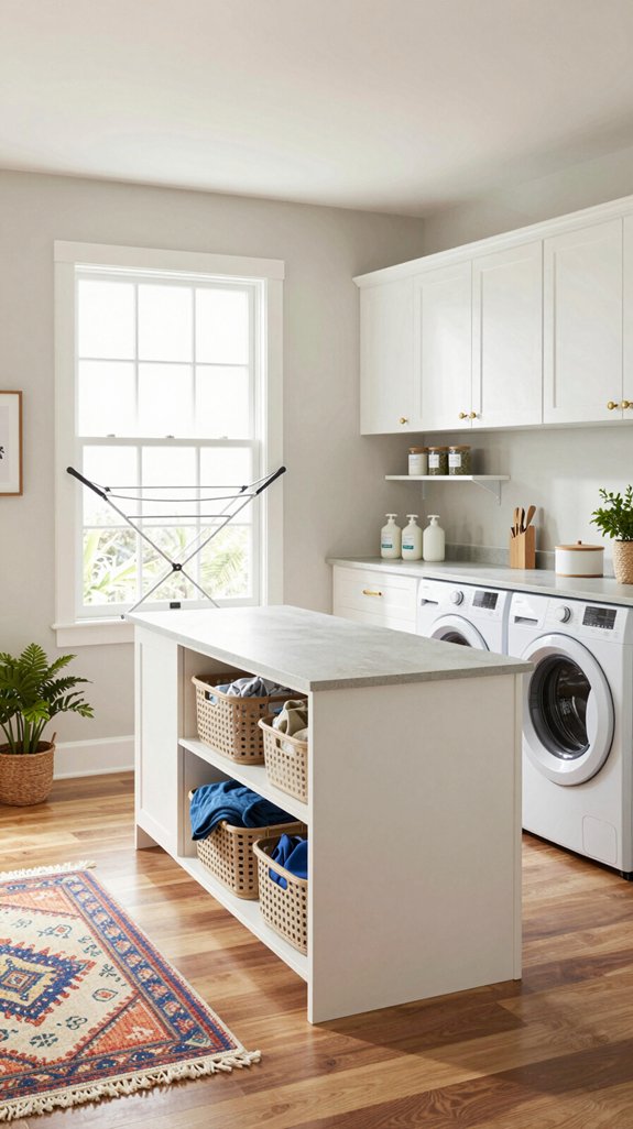 transform cramped laundry room