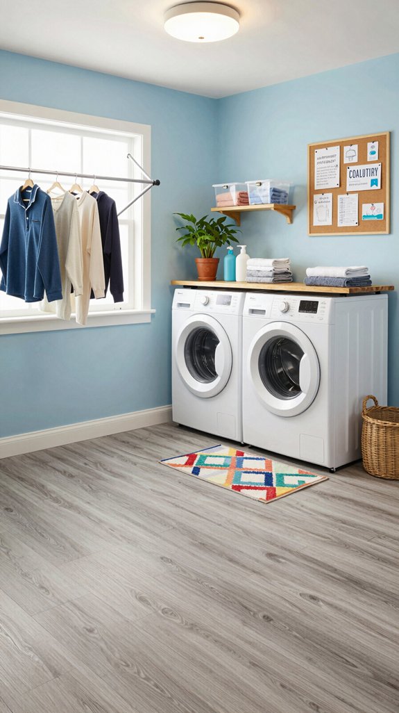 transform laundry room flooring