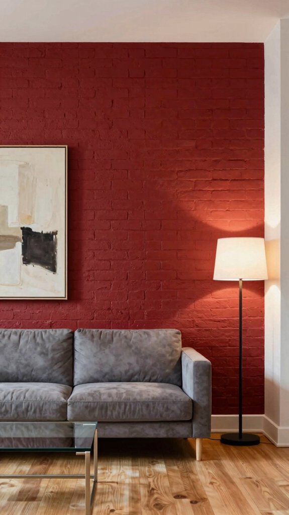 transformative brick red paints