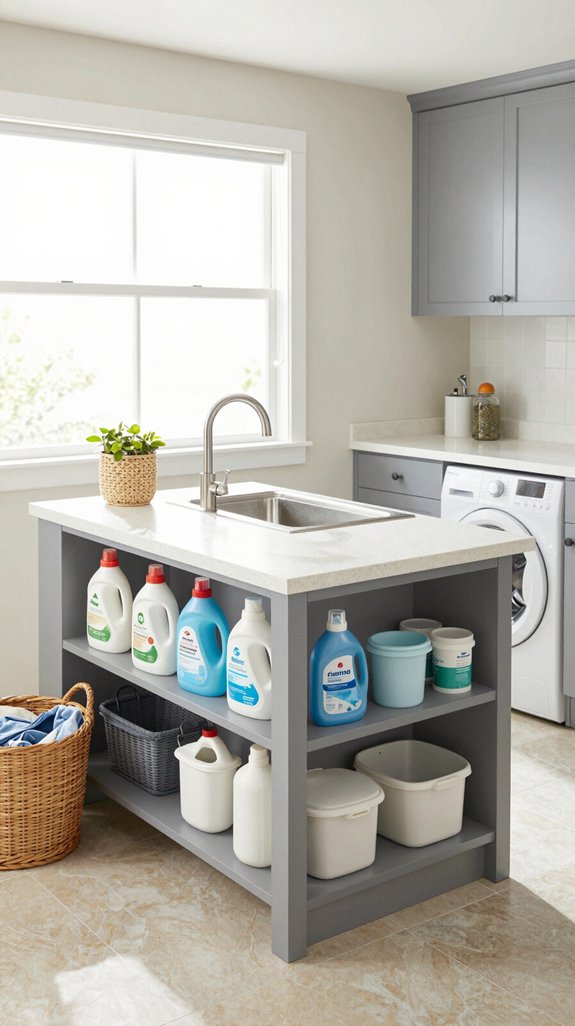 transformative laundry island sink