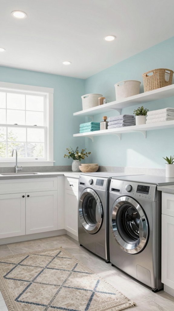 transformative layered laundry lighting
