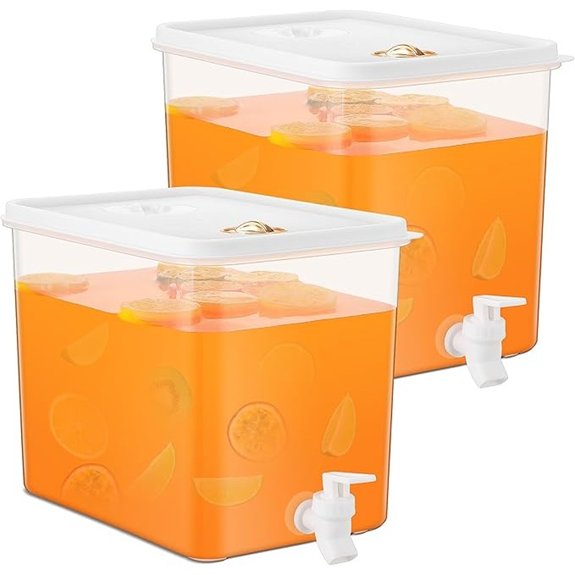 two gallon fridge dispenser