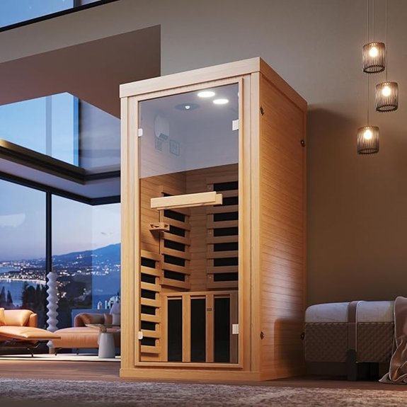 7 Spa Room Saunas That Turn Your Home into a Luxury Retreat 1 two person infrared sauna with bluetooth