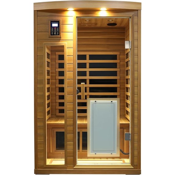 two person low emf sauna