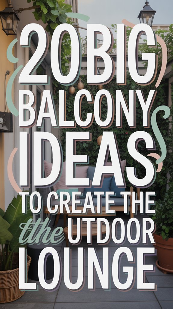 ultimate outdoor balcony lounge