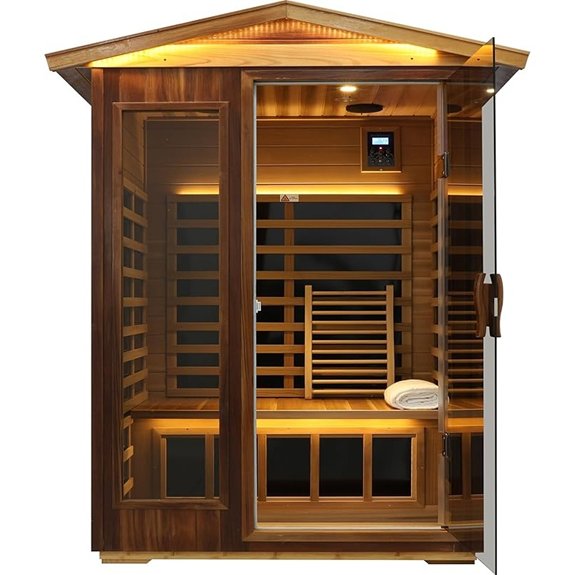 ultra low emf cedar sauna