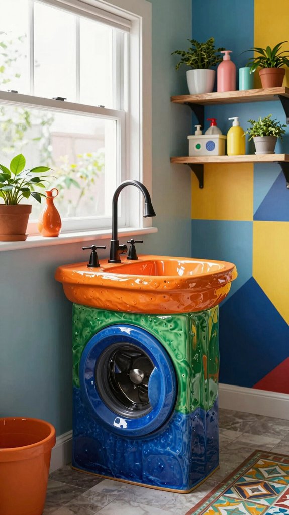 17 Funky Laundry Room Ideas With Bold Personality 10 unique farmhouse laundry sink