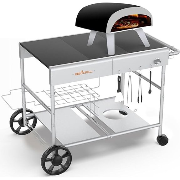 upgraded ooni pizza cart
