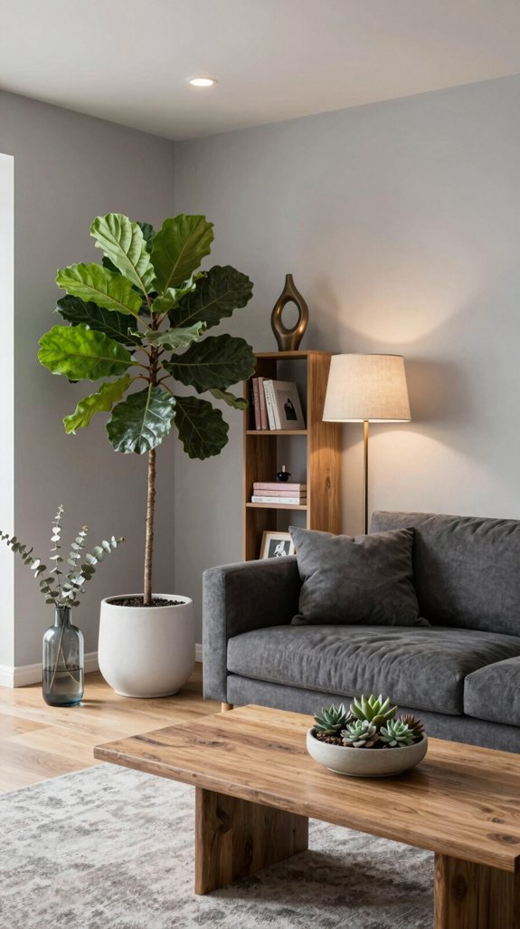 vibrant greenery and decor