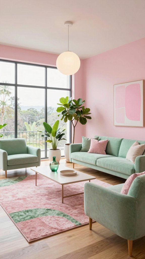 vibrant harmonious biophilic contrast
