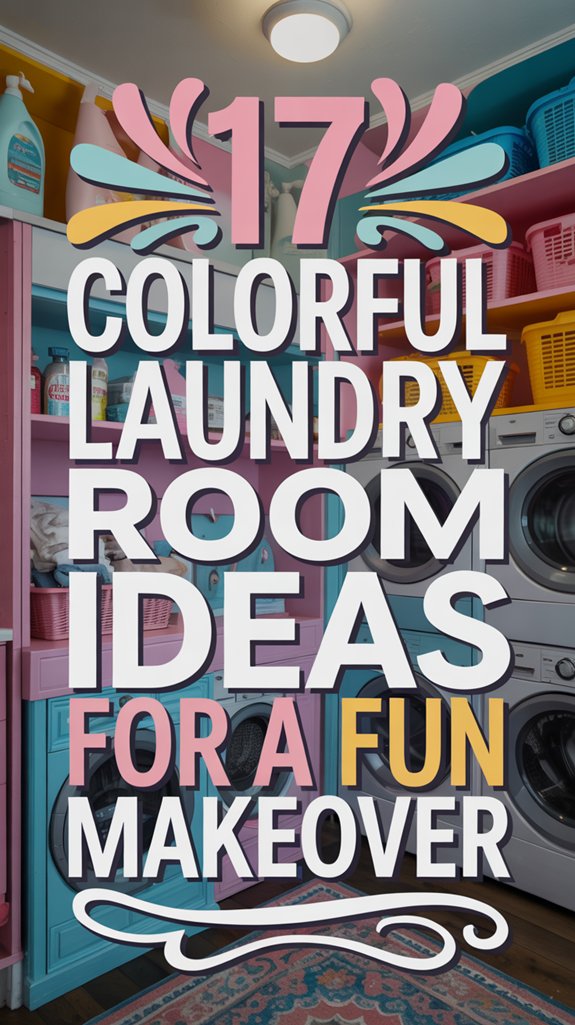 vibrant laundry room transformations