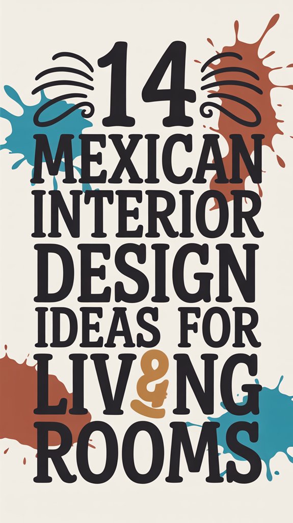 vibrant mexican living spaces