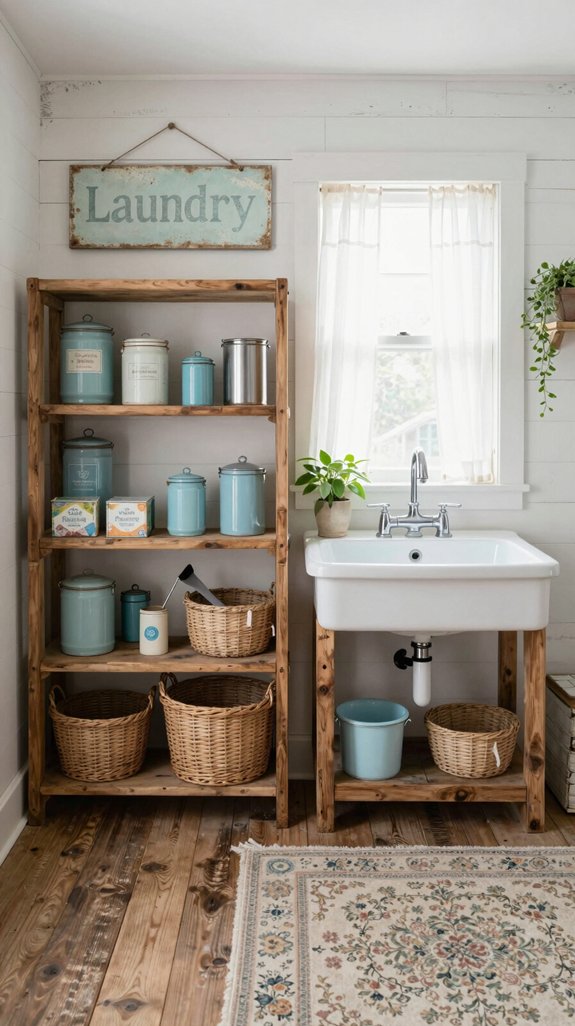 vintage functional storage ideas