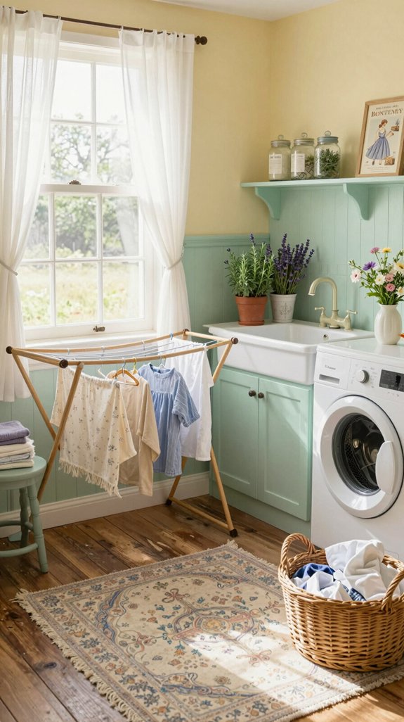 vintage inspired laundry room ideas
