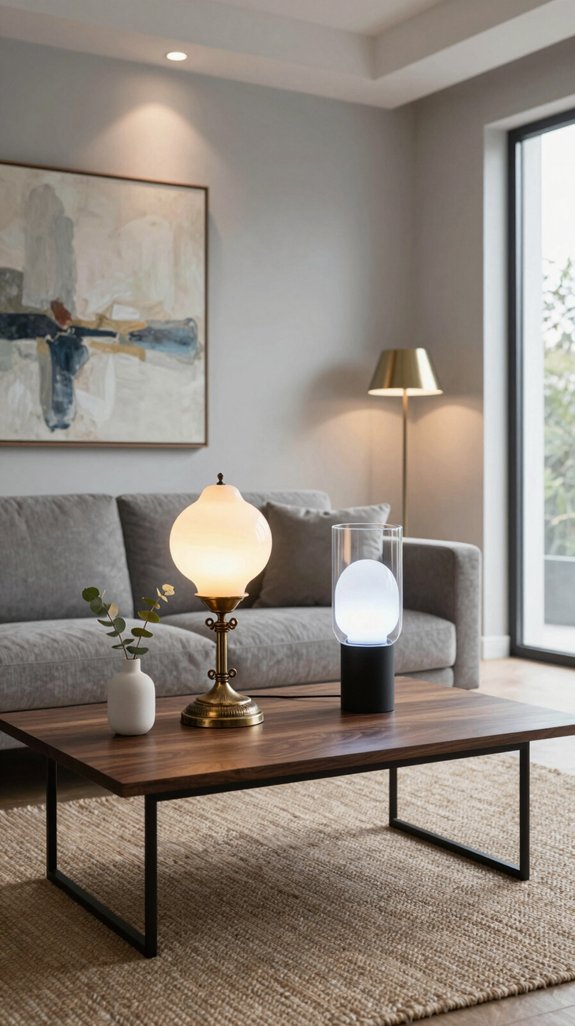 17 Modern Classic Interior Design Ideas for Living Rooms 12 vintage modern table lamp design