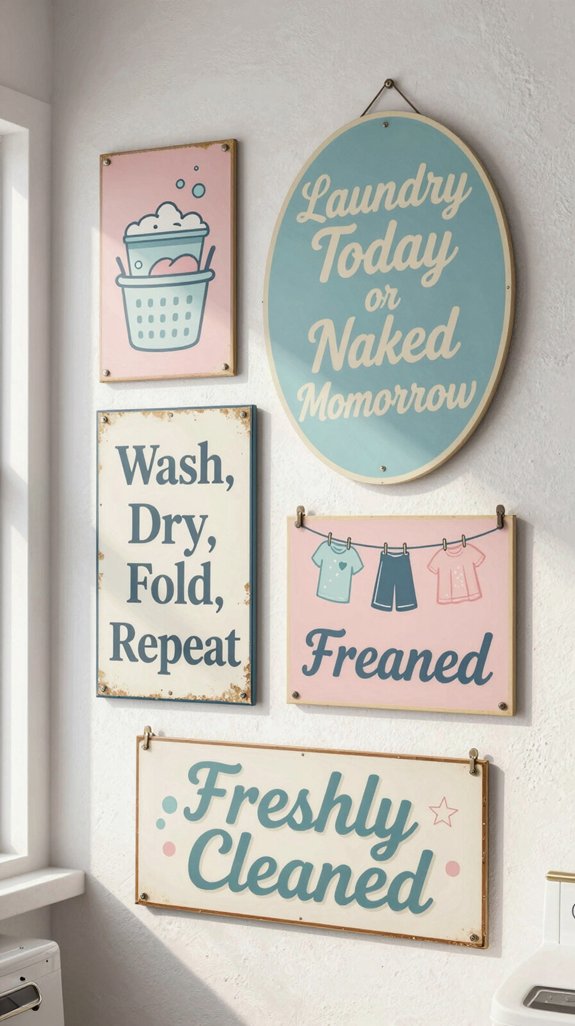 vintage signs add charm