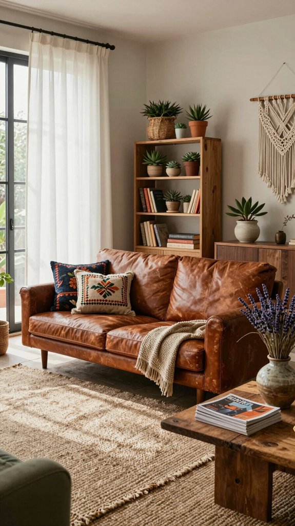 vintage sofa for boho