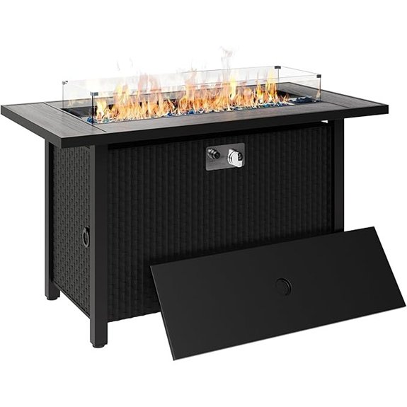 15 Best Fire Pits to Ignite Your Backyard Nights 5 walsunny 45 outdoor propane fire pit table
