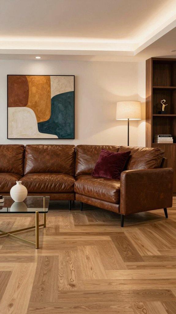 warm grounding interior backdrop