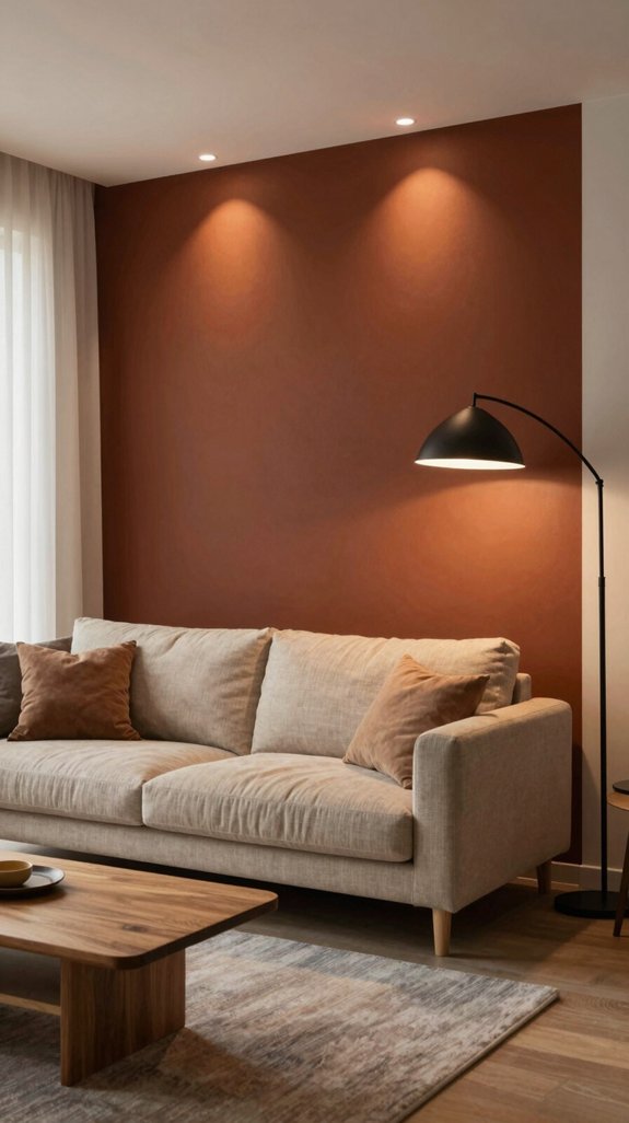 Rust Color Pairings That Add Warmth to Interior Spaces 16 warm layered rust lighting