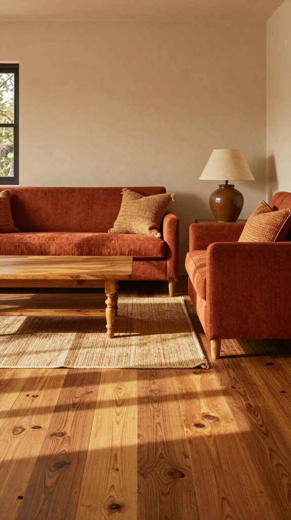warm terracotta accent design