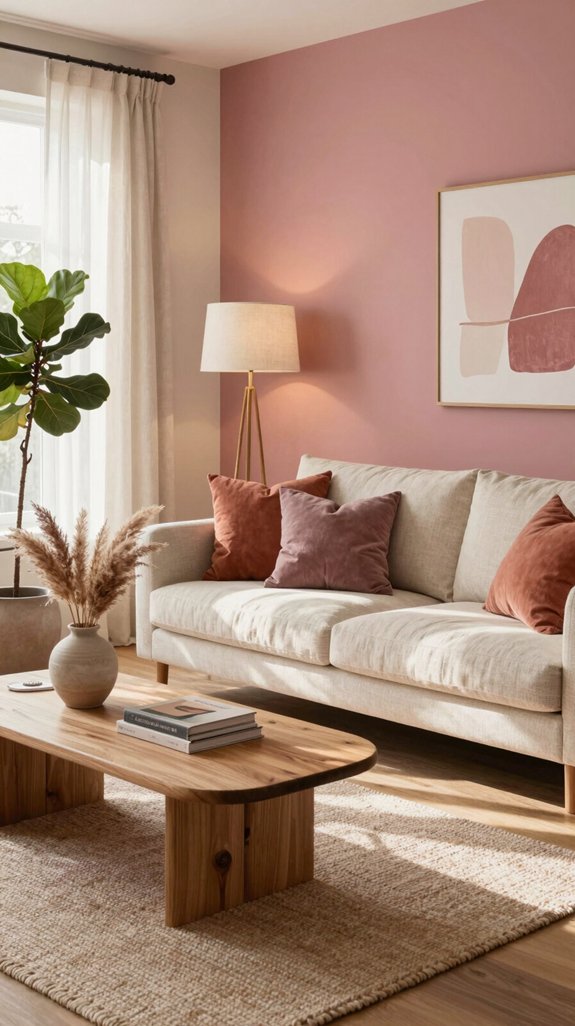 warm uplifting pink ambience