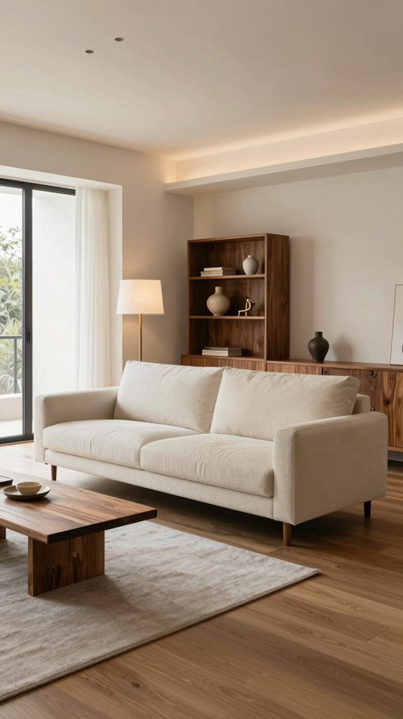 Ivory Color Pairings That Create Soft and Elegant Interiors 13 warm wooden accents