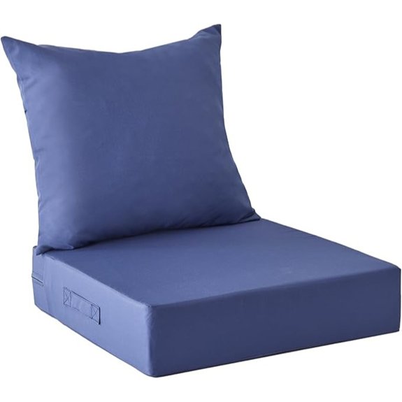 waterproof navy patio cushions