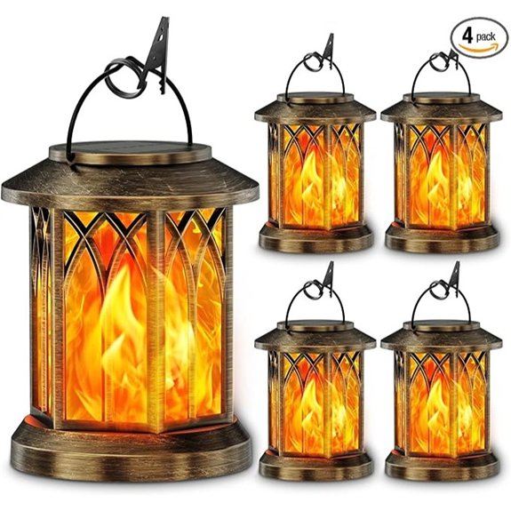 waterproof solar lantern set
