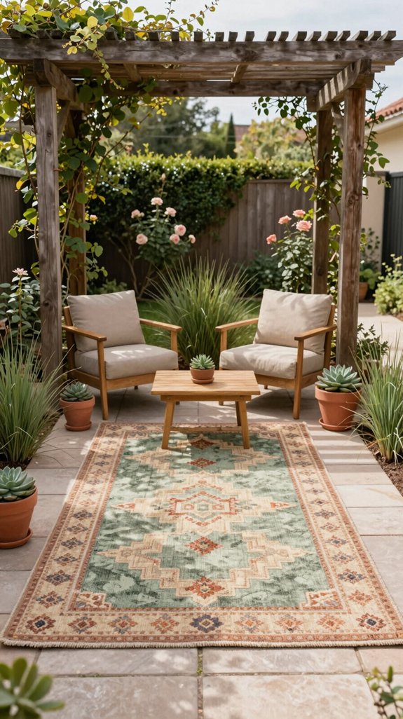 weather resistant outdoor rug
