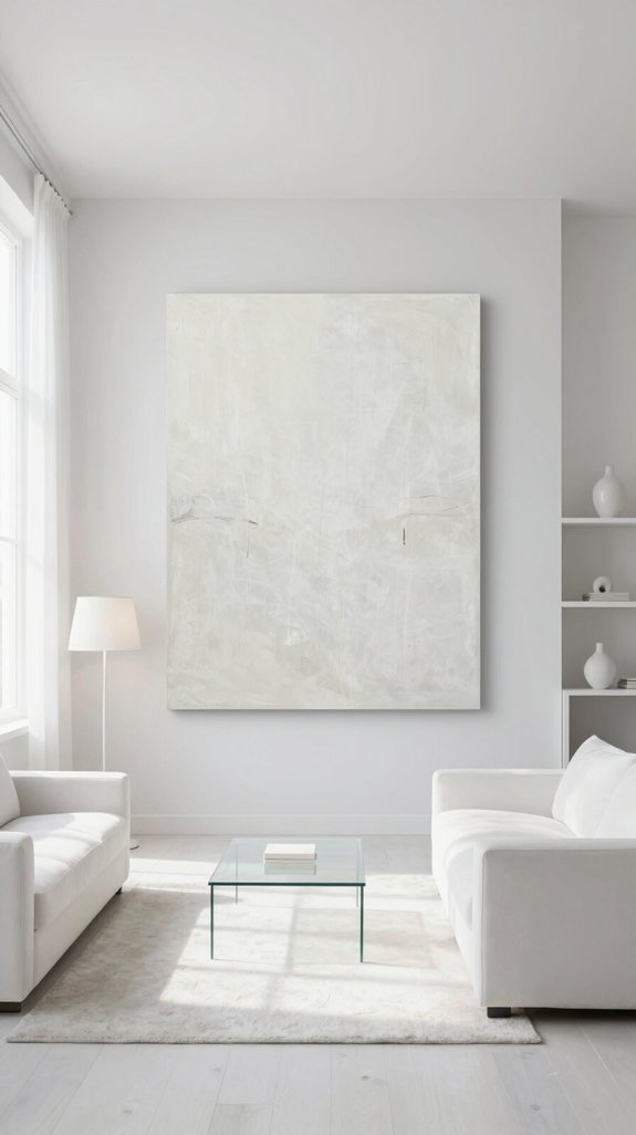 white on white minimalist design