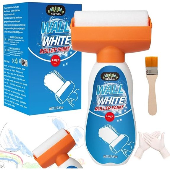 white paint wall touch up