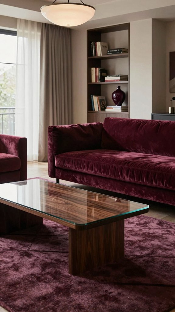 Wine Color Pairings for Deep and Elegant Interior Design 10 wine inspired fabric palette