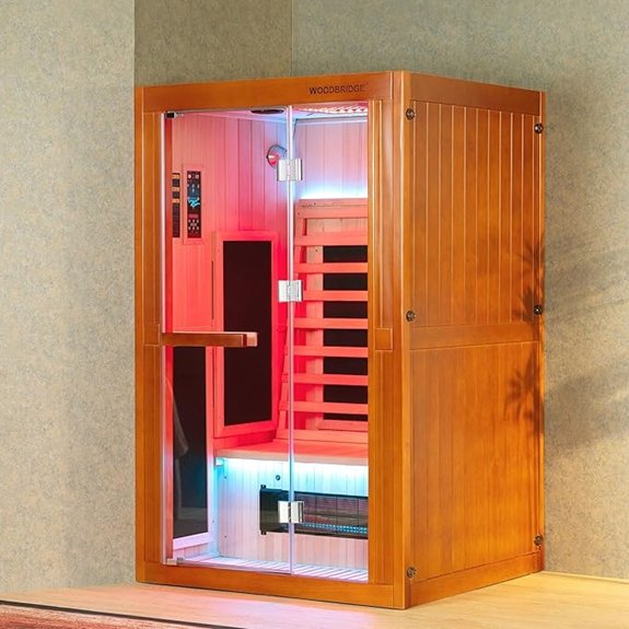 woodbridge infrared cedar sauna bluetoothassistant