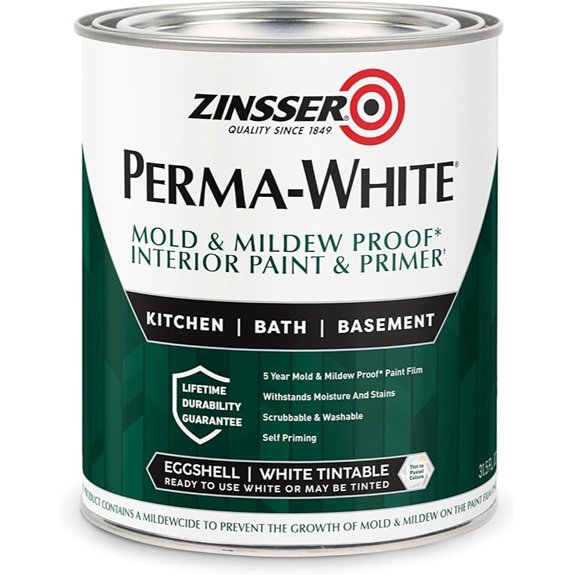 15 Moisture‑Resistant Interior Wall Paints That Defy Dampness and Delight Your Home 10 zinsser interior eggshell white
