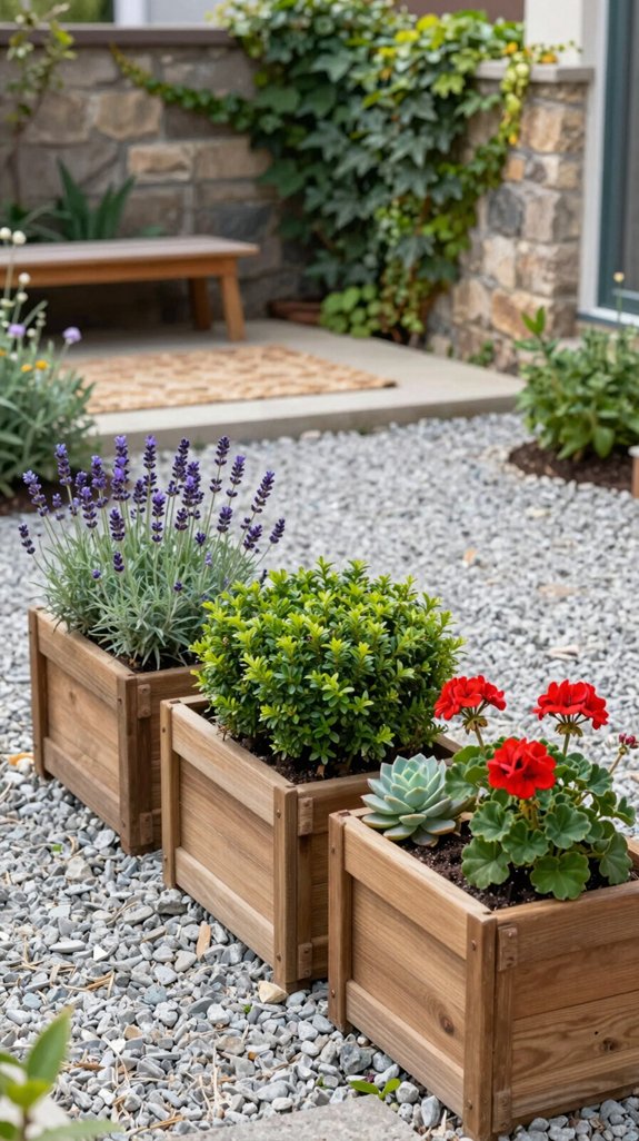 zoned raised planter design