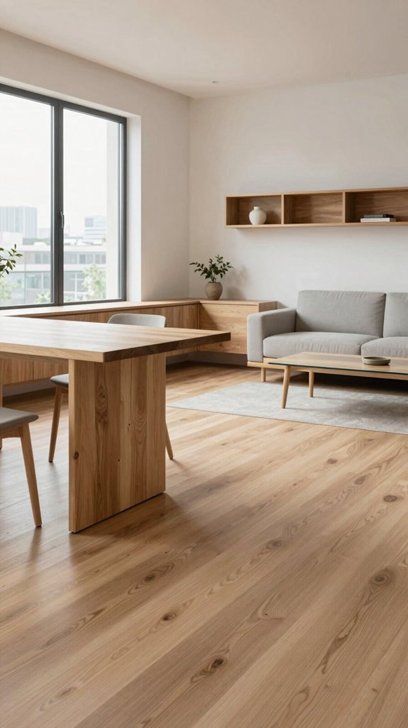 Ash Wood Color Combinations for Light and Contemporary Interiors 24 ash wood open plan unifier