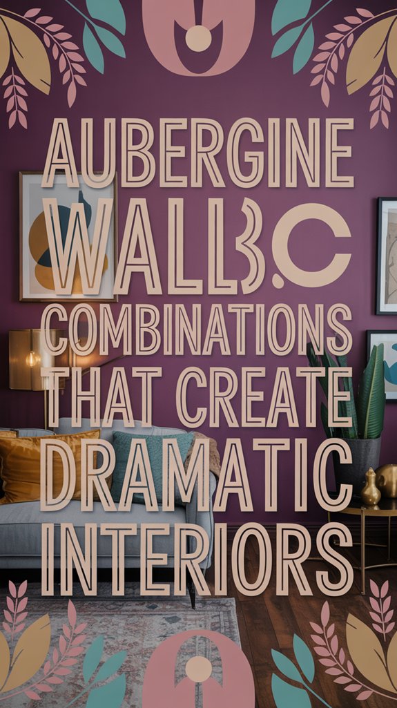 Aubergine Walls: Color Combinations That Create Dramatic Interiors ...