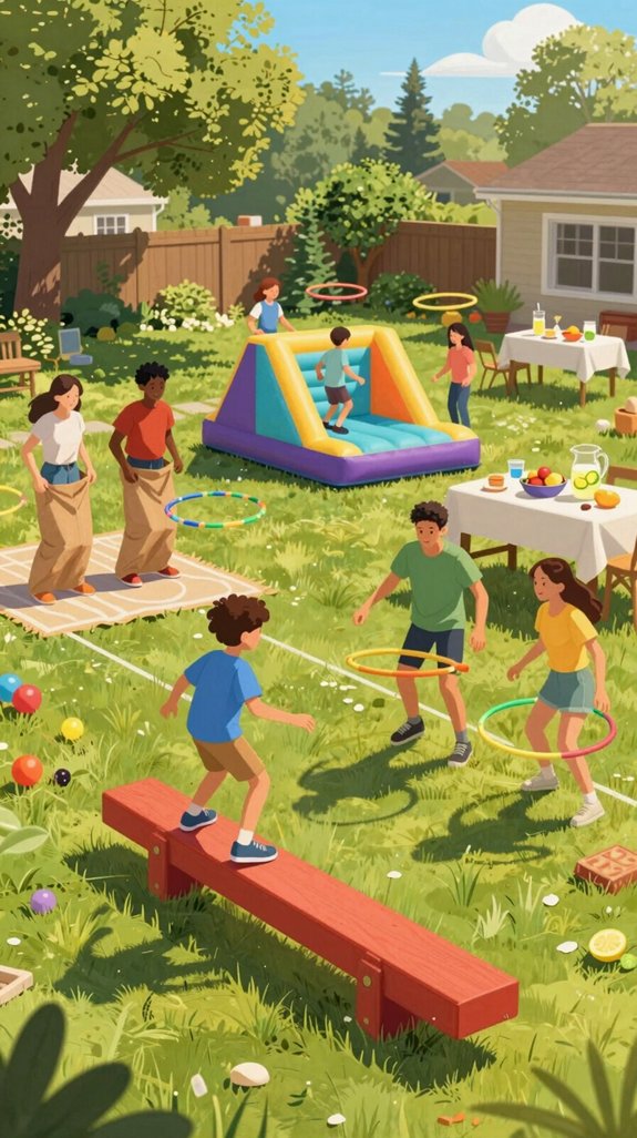 backyard mini olympics with games