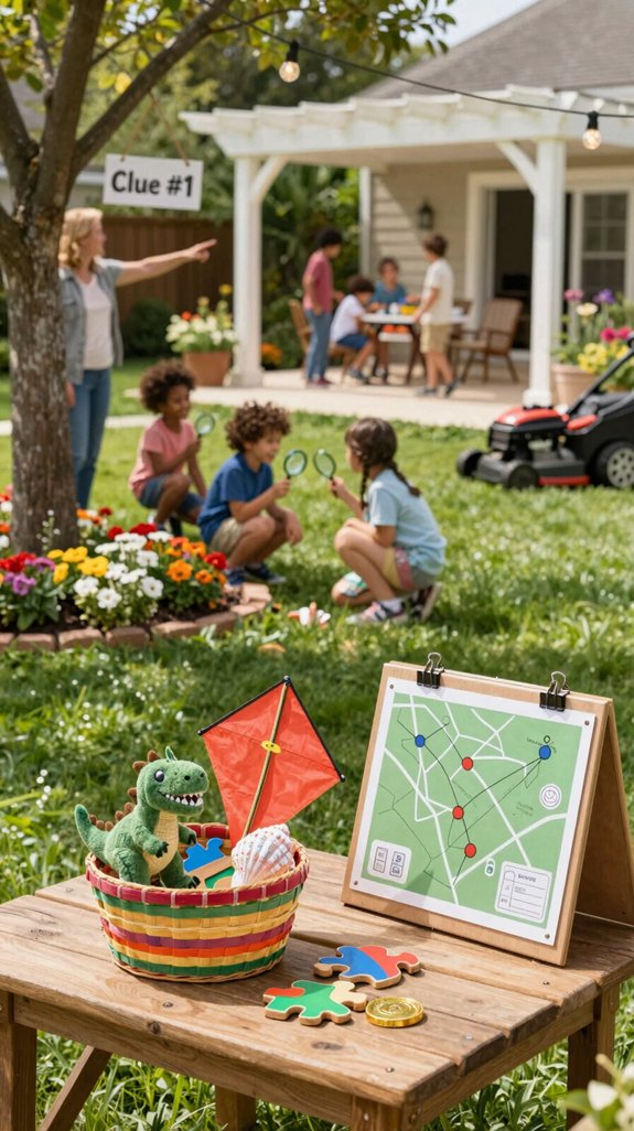 backyard scavenger hunt logistics